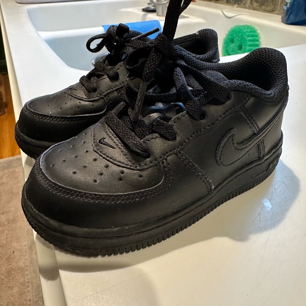 Toddler Nike Air Force 1 - Black 8C